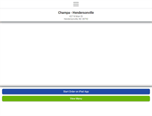 Tablet Screenshot of champahendersonville.com